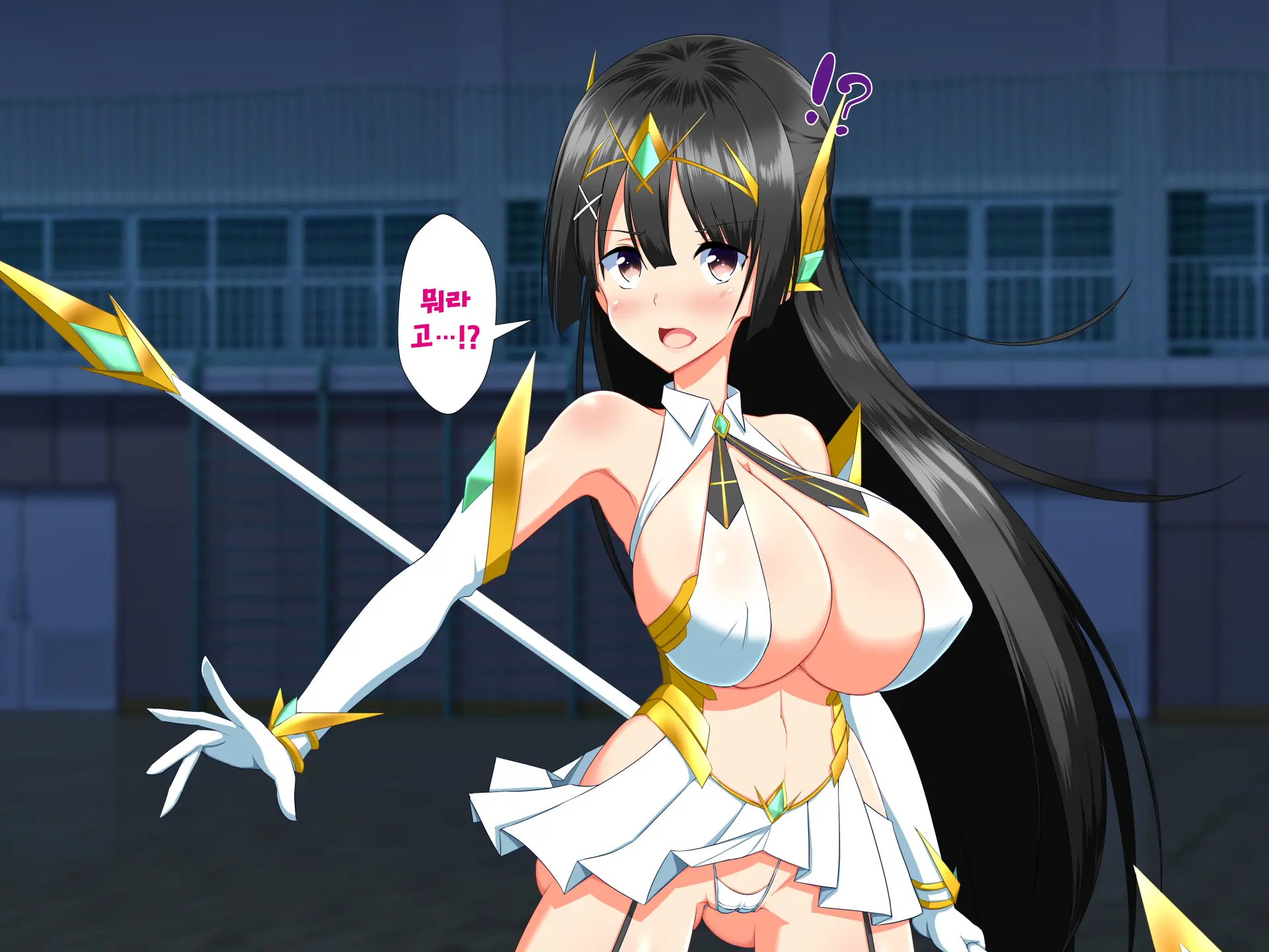 Henshin Heroine VS Kyodai Chinpo 50-Pon! | 변신 히로인 VS 거대꼬○50개!
